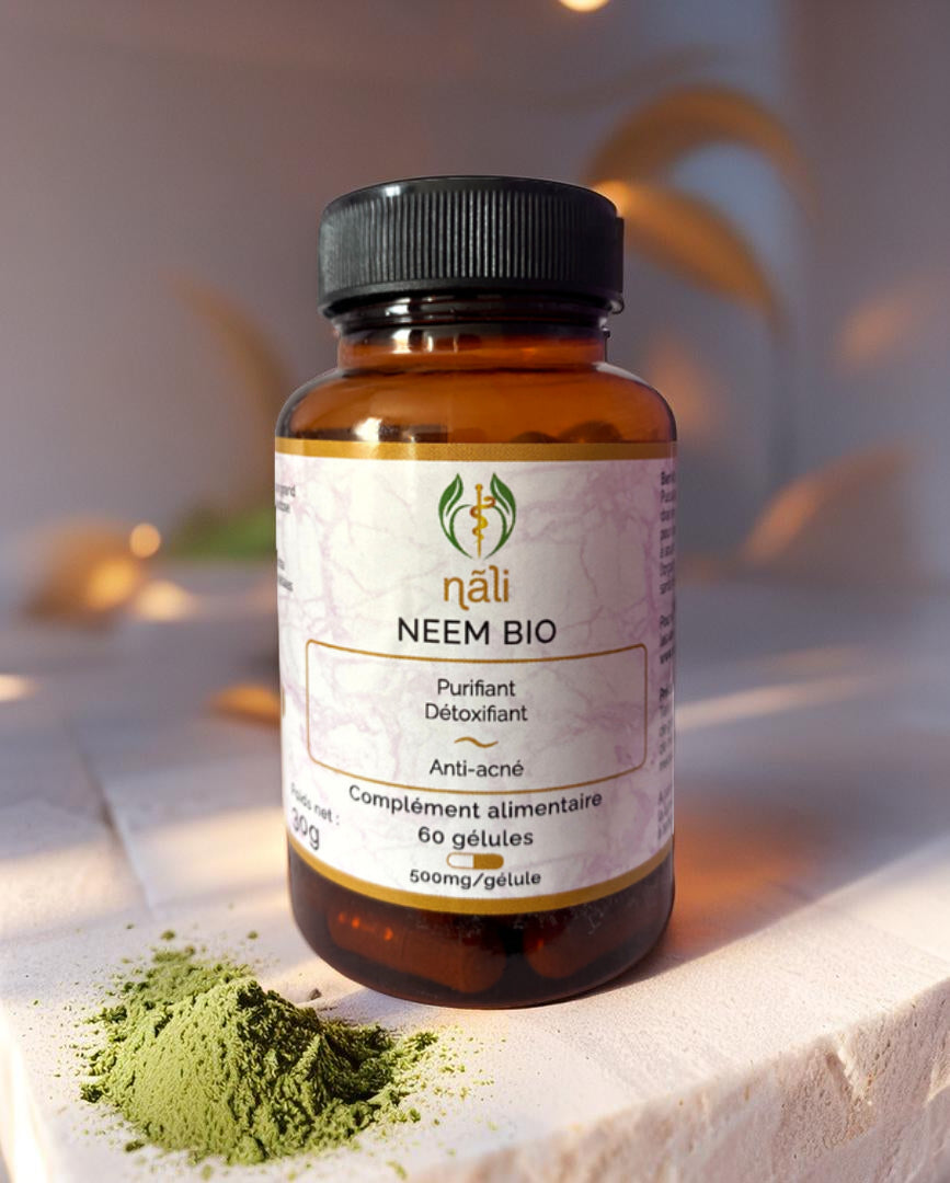 OFFRE SPÉCIALE 2X Neem bio Minceur - Anti-acné - Détoxifiant 120 GÉLULES