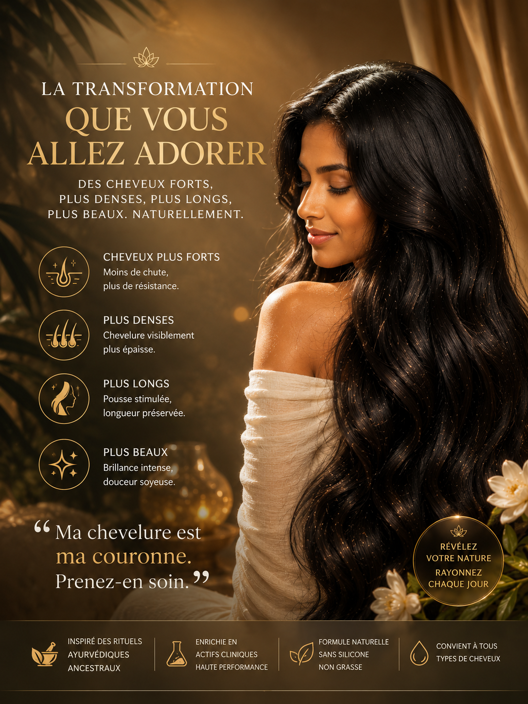 NĀLI HAIR RITUAL - Sérum Pousse Intensive & Volume